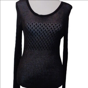 -- Express Black Knit Top